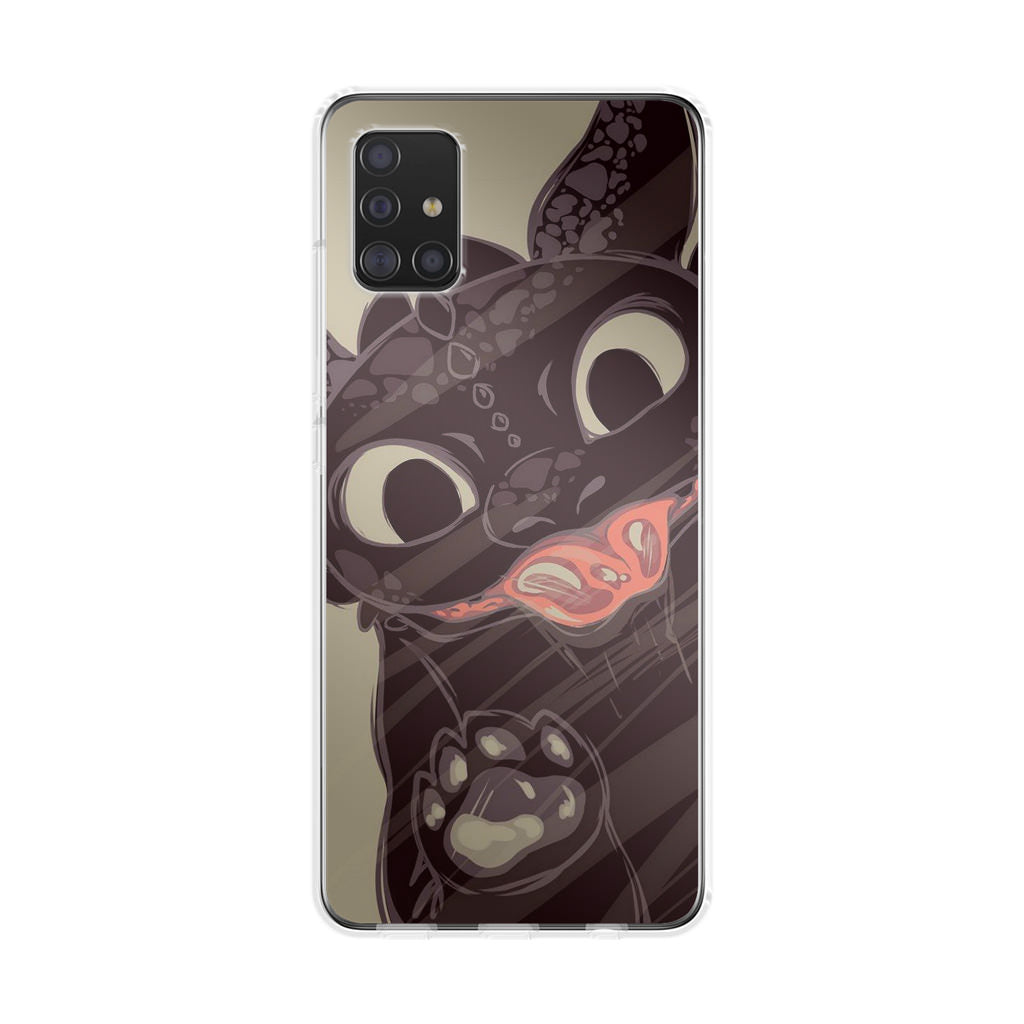 Toothless Dragon Art Galaxy A51 / A71 Case