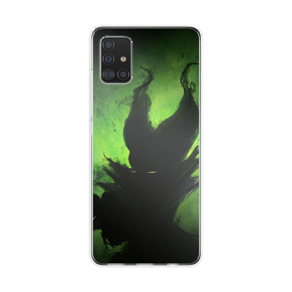 Villains Maleficent Silhouette Galaxy A51 / A71 Case