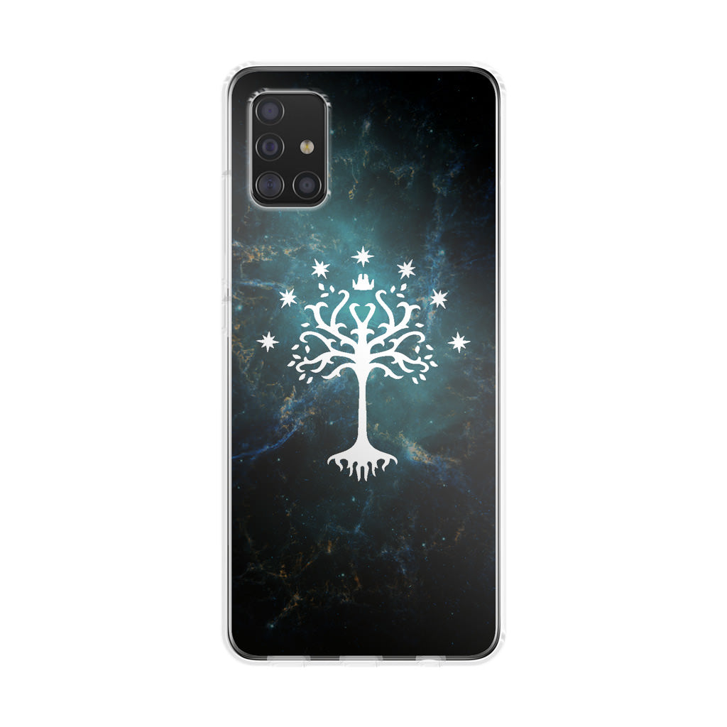 White Tree Of Gondor In Space Nebula Galaxy A51 / A71 Case