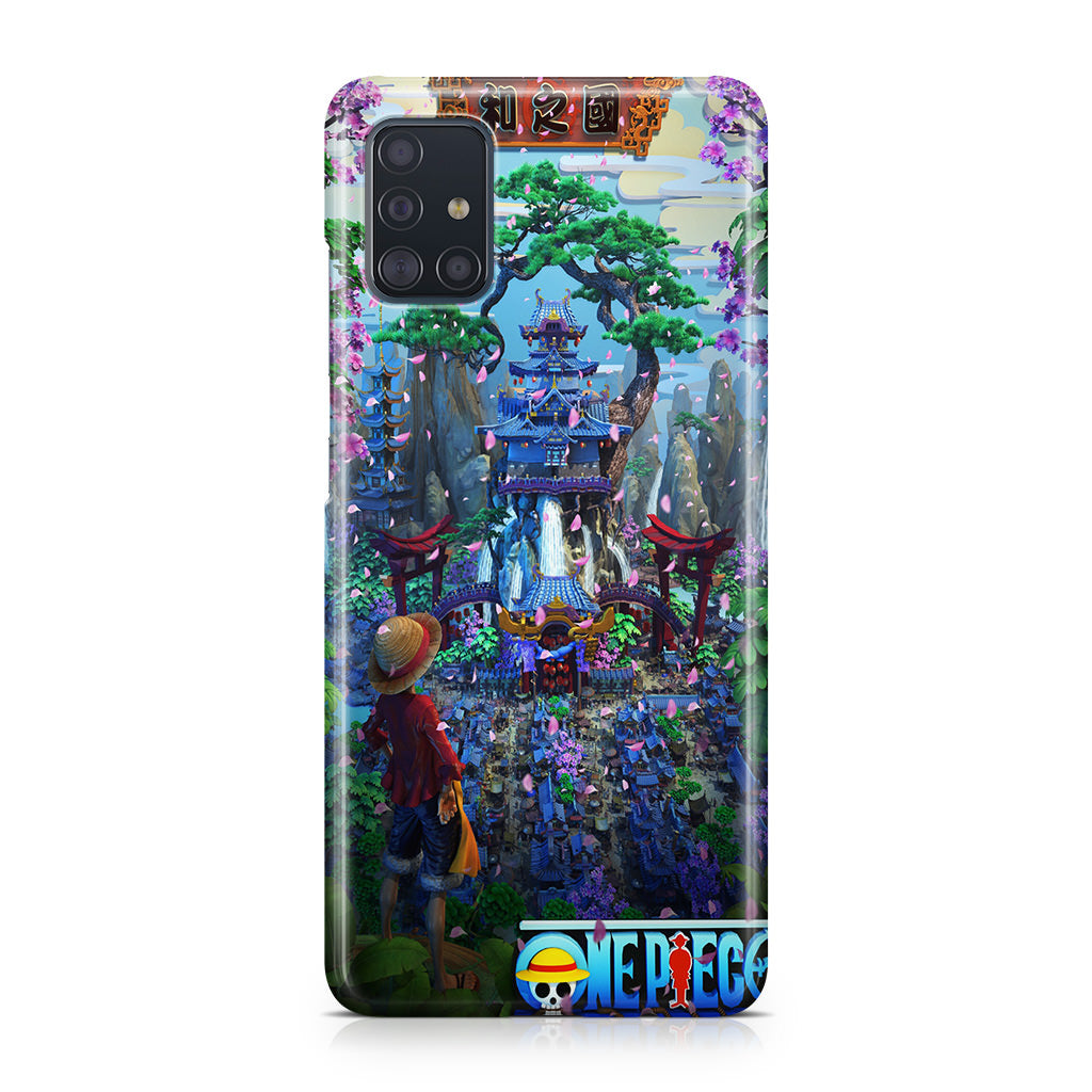 Flower Capital of Wano One Piece Galaxy A51 / A71 Case