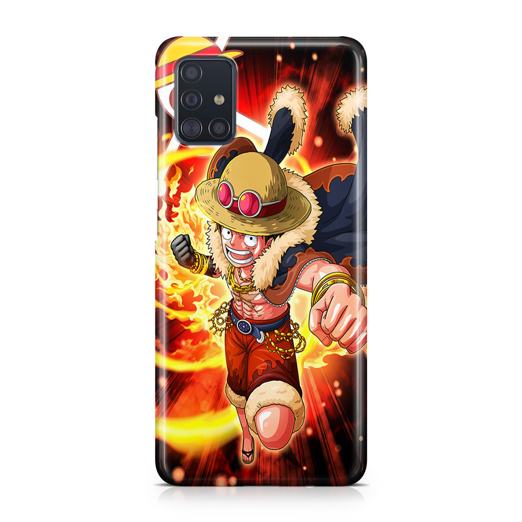 Luffy Red Hawk Punch Galaxy A51 / A71 Case