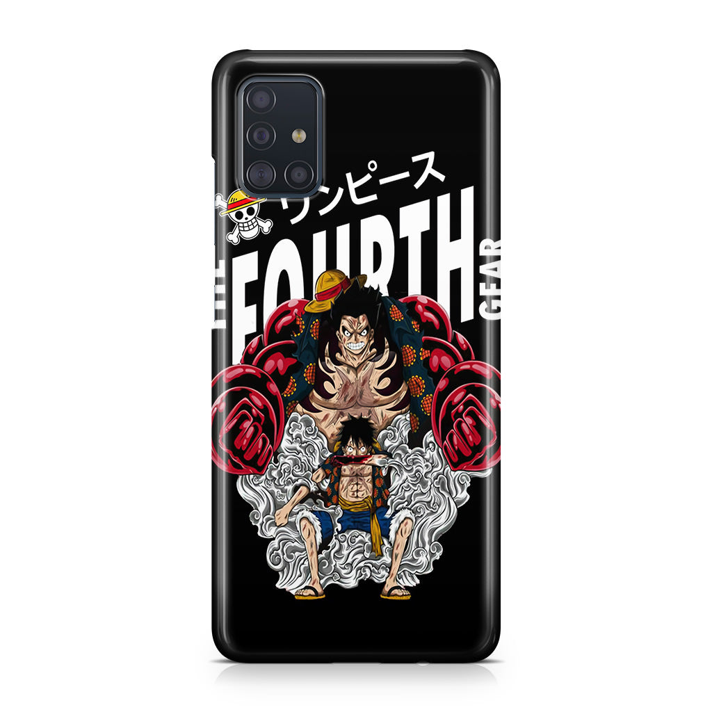 Luffy The Fourth Gear Black Galaxy A51 / A71 Case