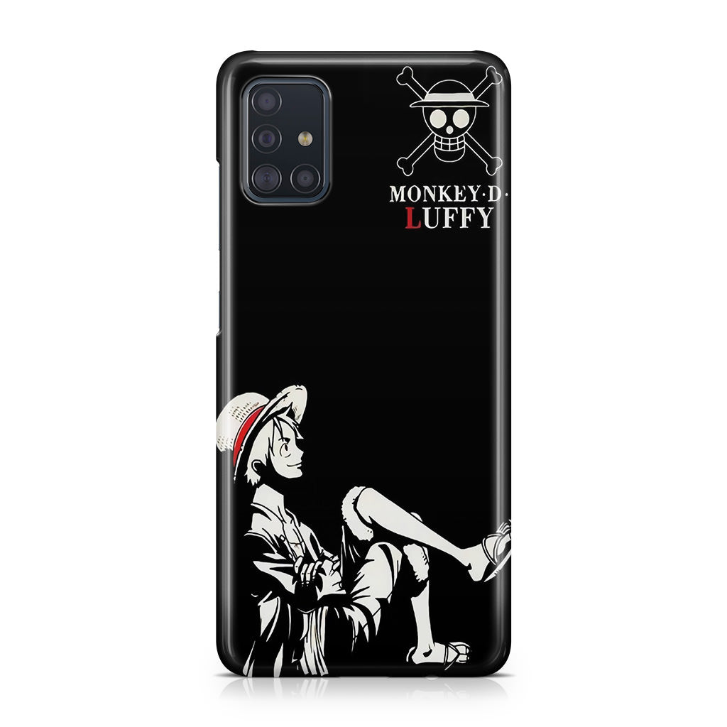 Monkey D Luffy Black And White Galaxy A51 / A71 Case