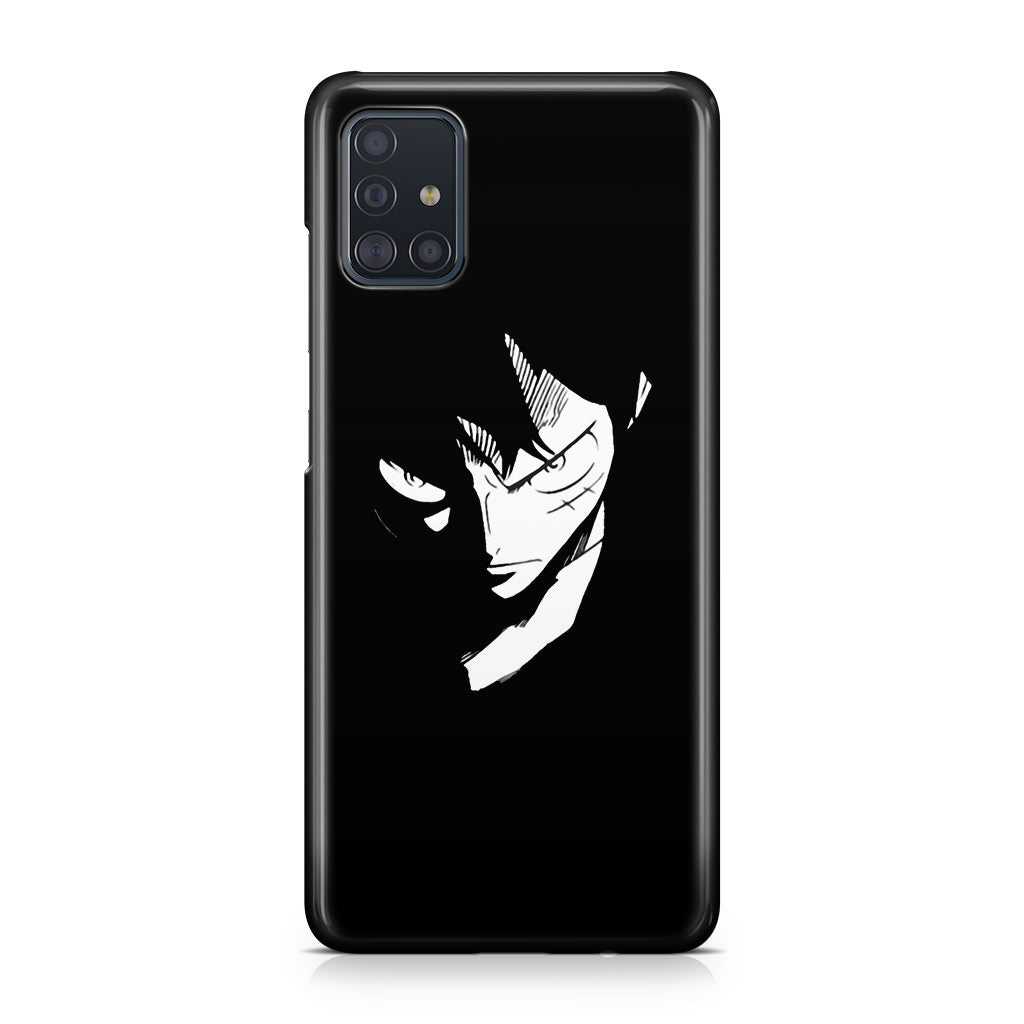 Monkey D Luffy Silhouette Galaxy A51 / A71 Case