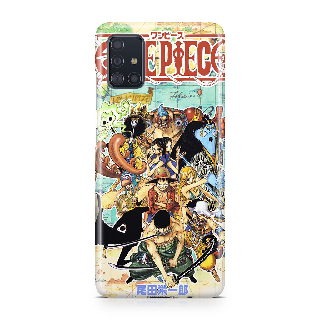 One Piece Comic Straw Hat Pirate Galaxy A51 / A71 Case