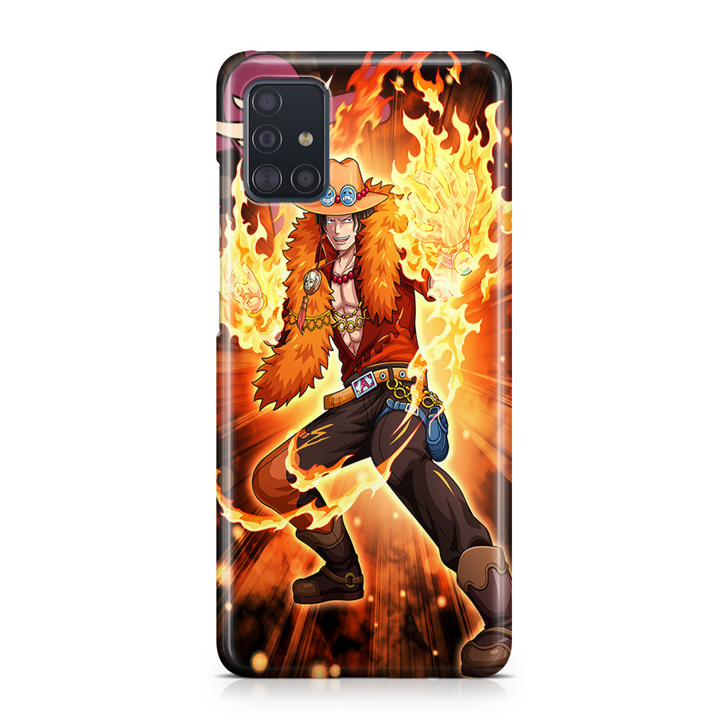 Portgas D Ace Fire Power Galaxy A51 / A71 Case