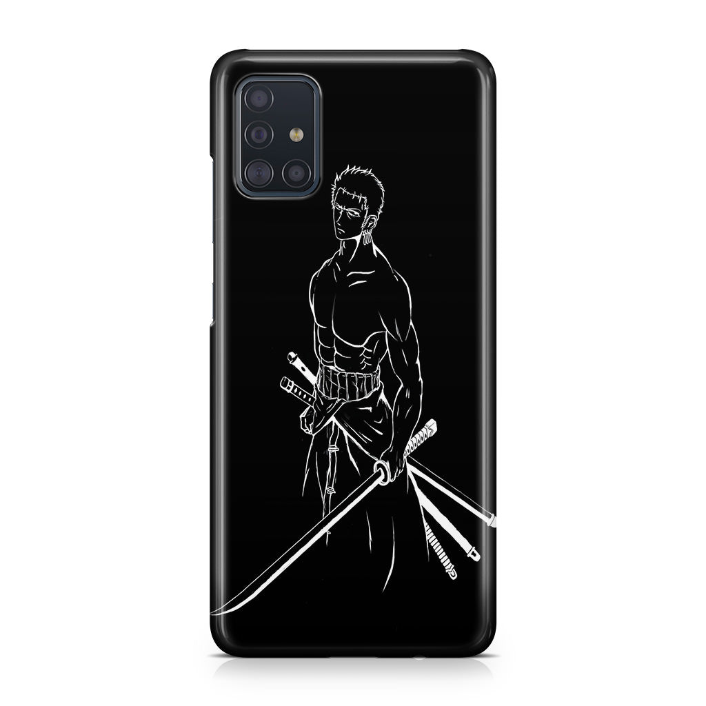 Roronoa Zoro Outlines Galaxy A51 / A71 Case