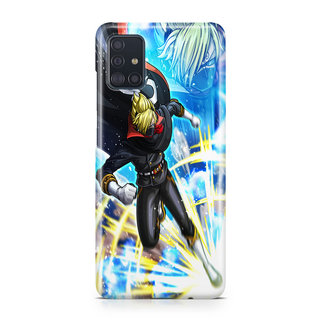 Sanji In Stealth Black Suit Galaxy A51 / A71 Case