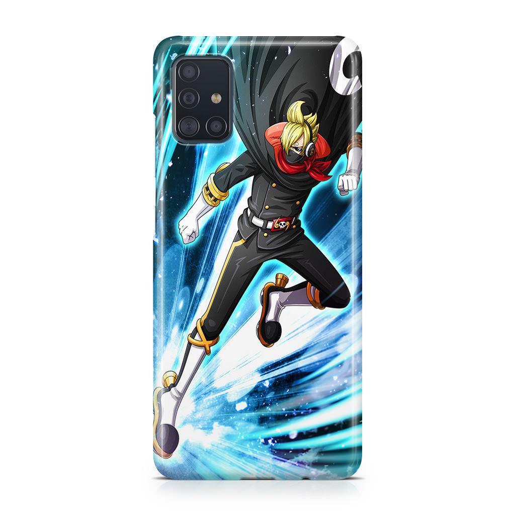 Stealth Black Vinsmoke Sanji Galaxy A51 / A71 Case