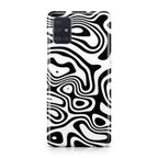 Abstract Black and White Background Galaxy A51 / A71 Case