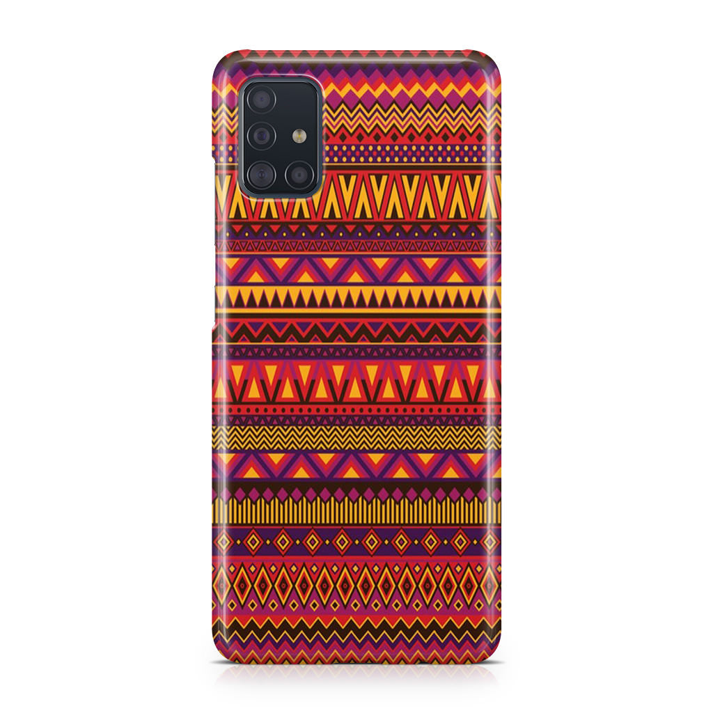 African Aztec Pattern Galaxy A51 / A71 Case