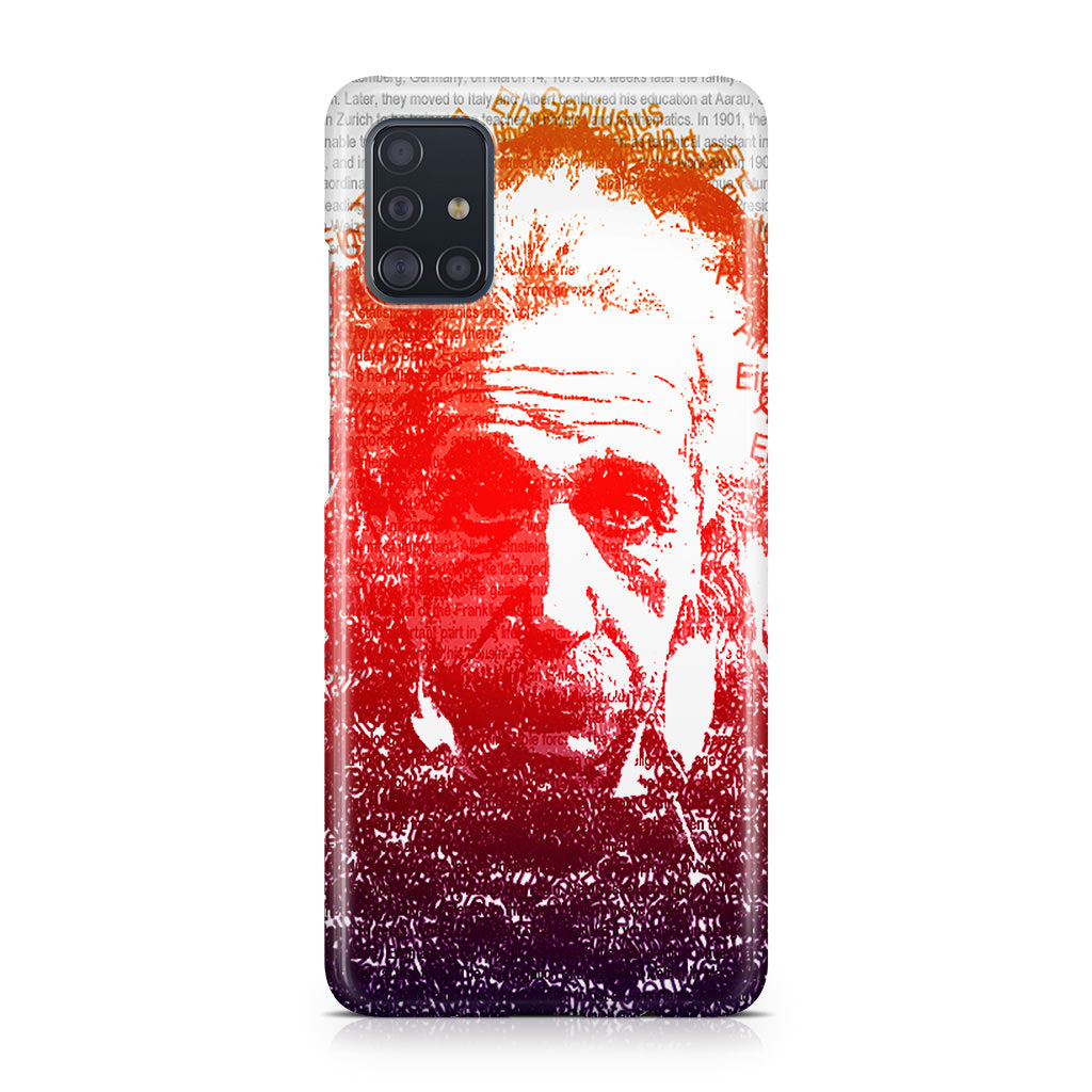 Albert Einstein Art Galaxy A51 / A71 Case