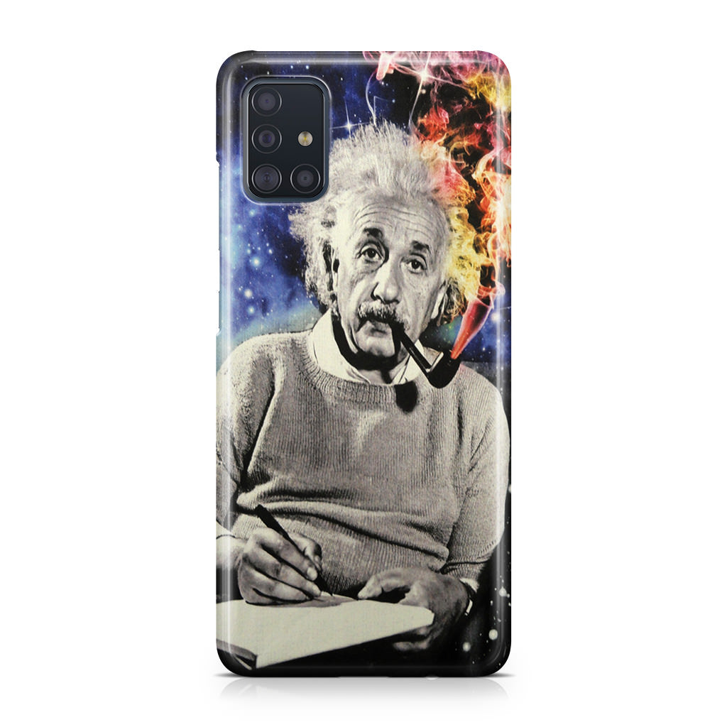 Albert Einstein Smoking Galaxy A51 / A71 Case