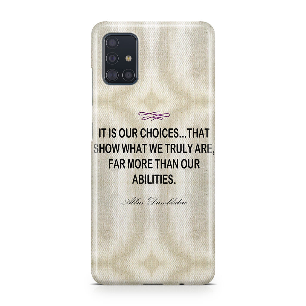 Albus Dumbledore Quote Galaxy A51 / A71 Case