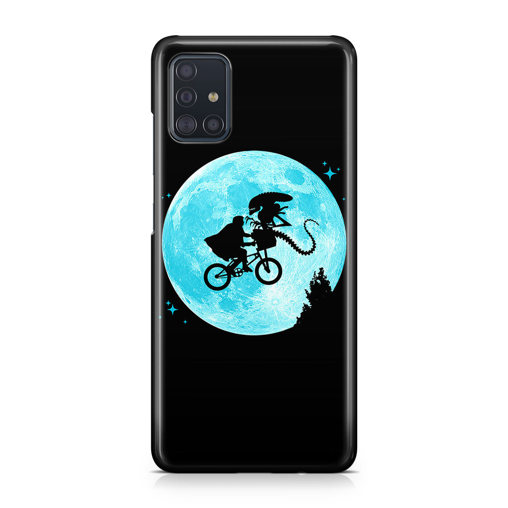 Alien Bike to the Moon Galaxy A51 / A71 Case