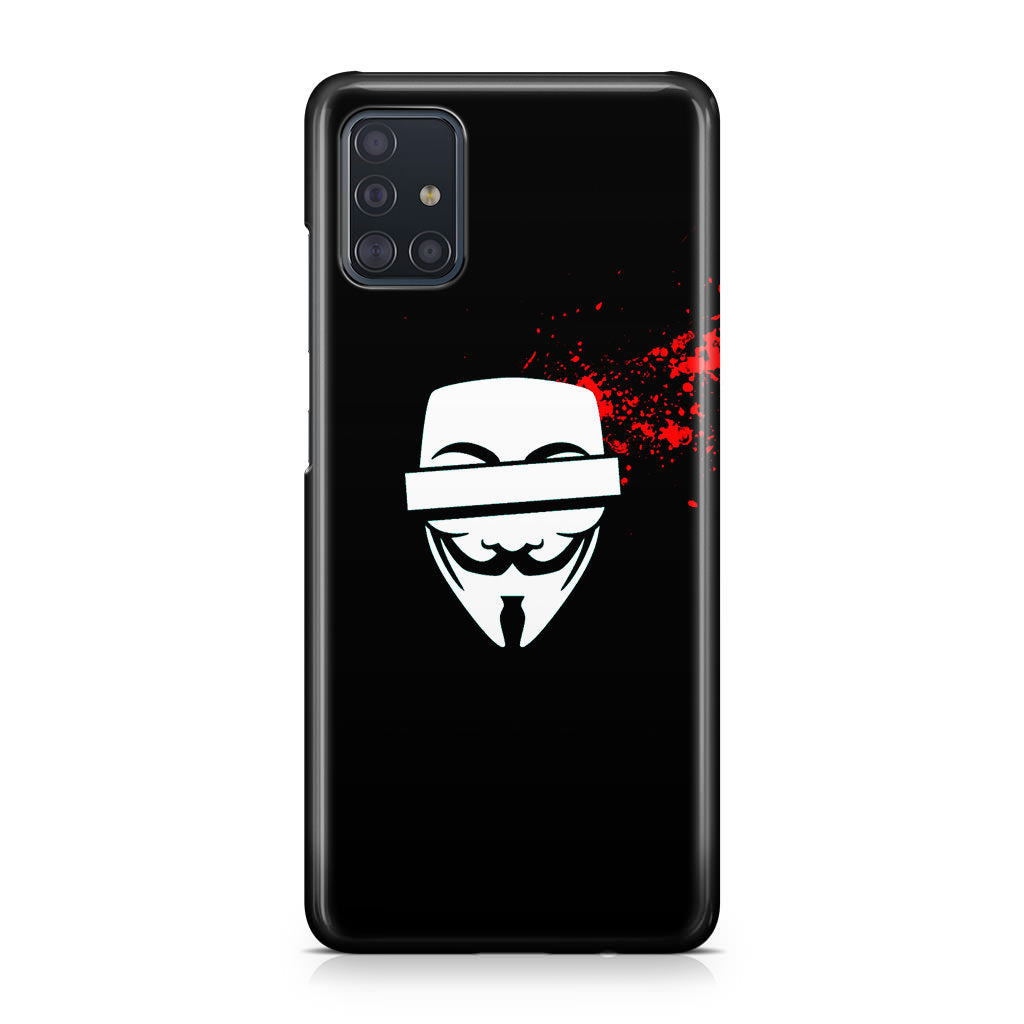 Anonymous Blood Splashes Galaxy A51 / A71 Case