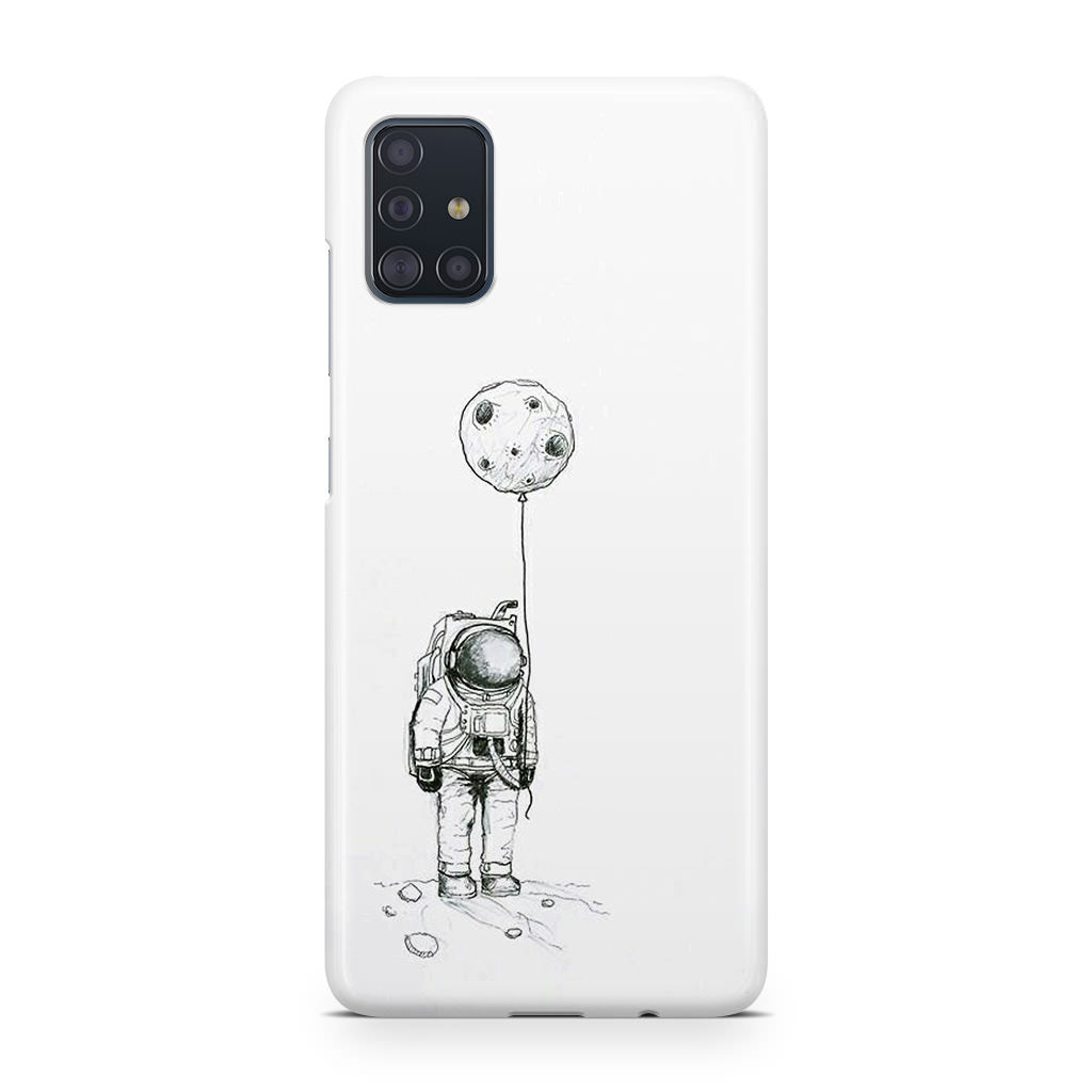 Astronaut Moon Balloon Galaxy A51 / A71 Case