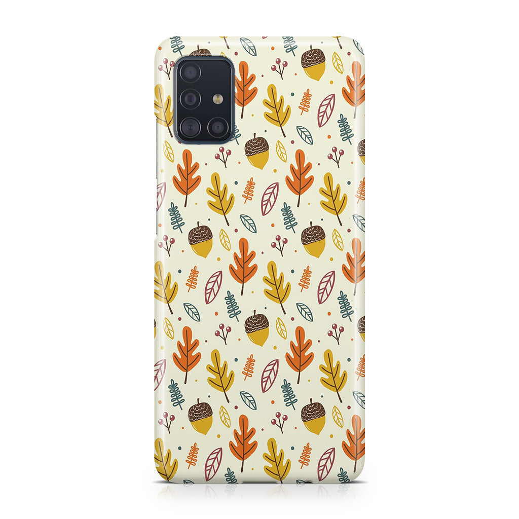 Autumn Things Pattern Galaxy A51 / A71 Case