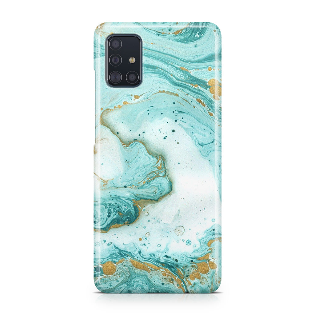 Azure Water Glitter Galaxy A51 / A71 Case