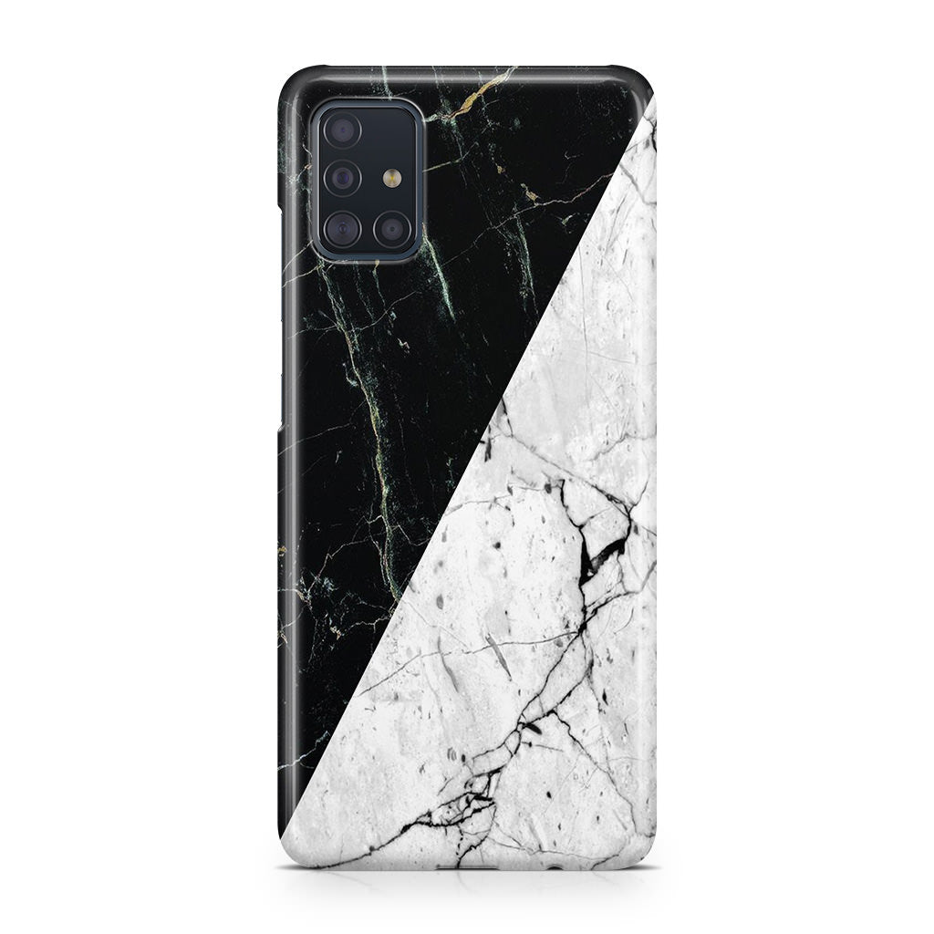 B&W Marble Galaxy A51 / A71 Case