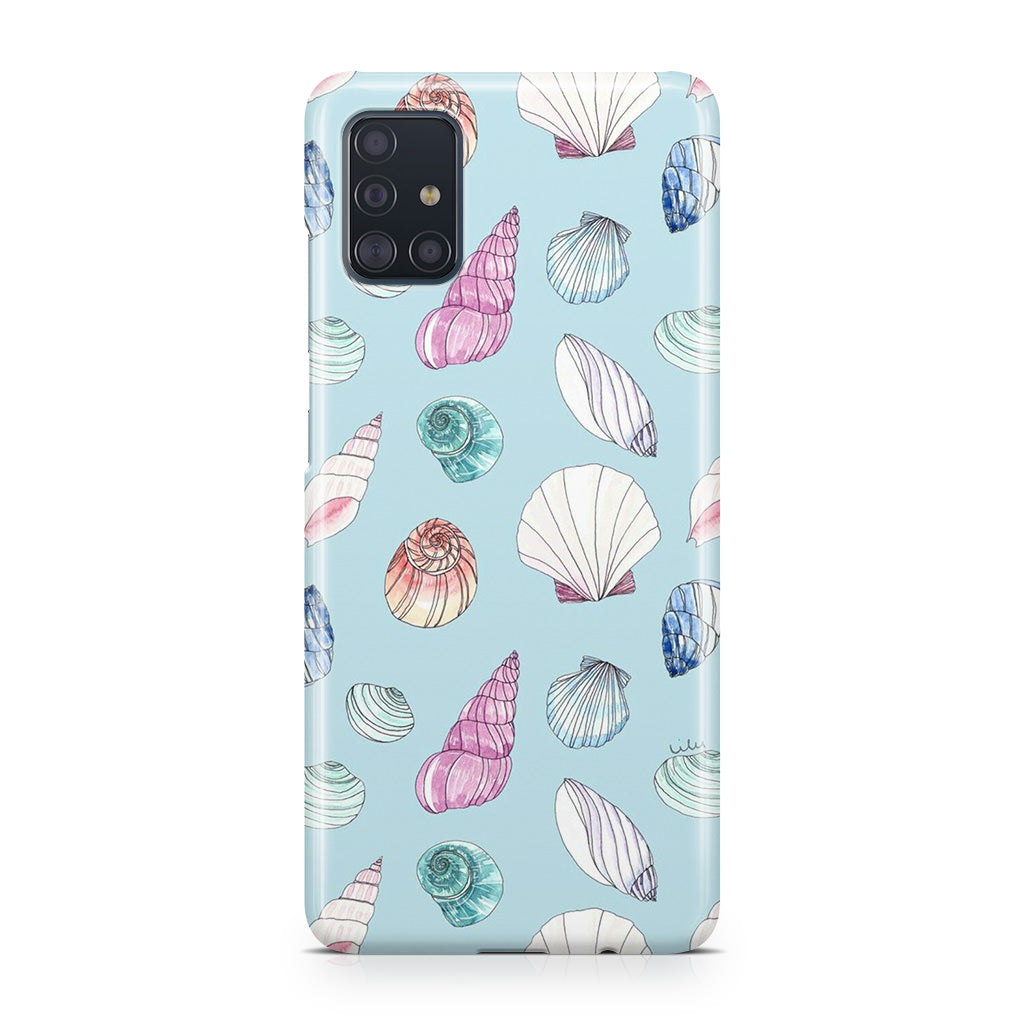 Beach Shells Pattern Galaxy A51 / A71 Case