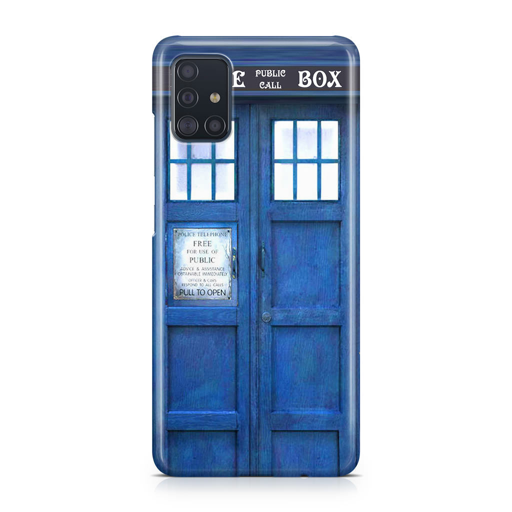 Blue Police Call Box Galaxy A51 / A71 Case