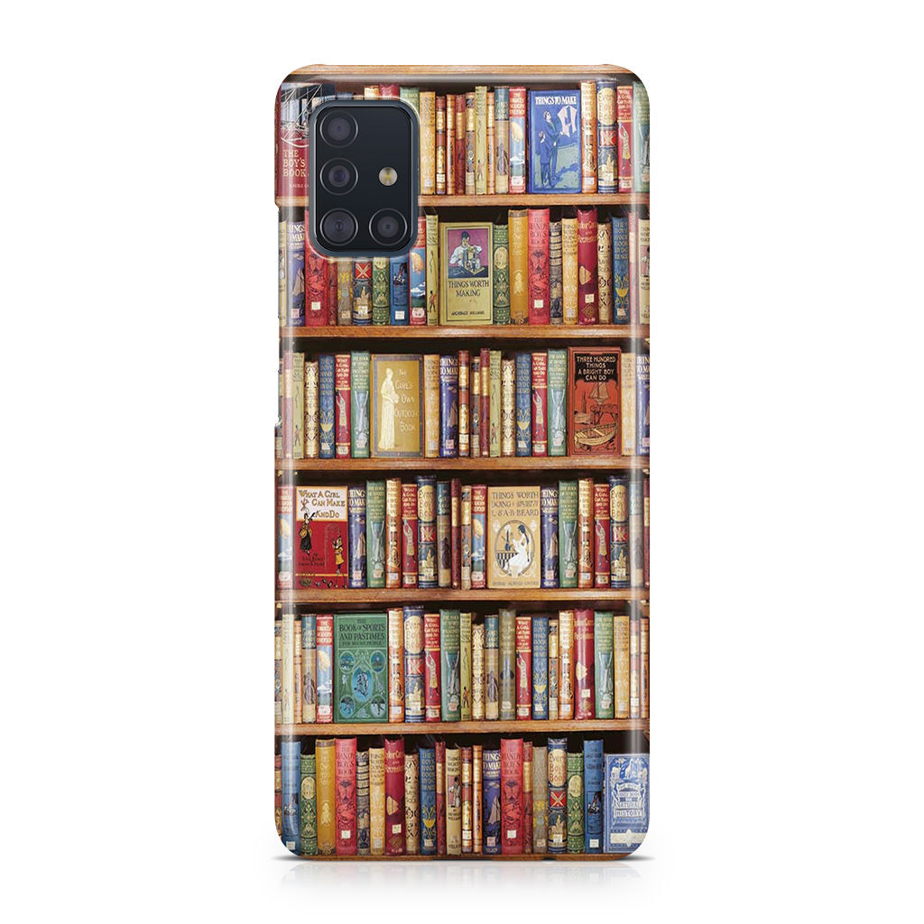 Bookshelf Library Galaxy A51 / A71 Case