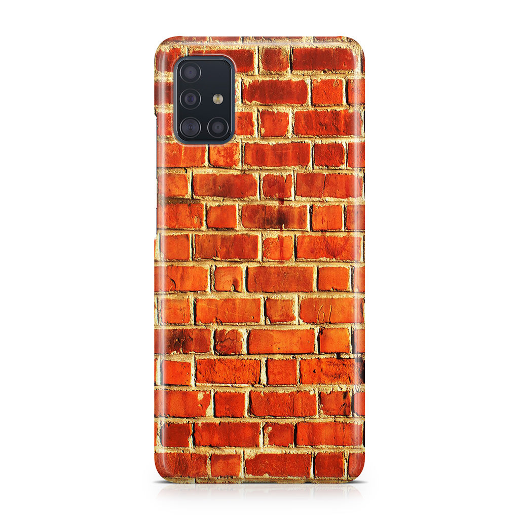 Brick Wall Pattern Galaxy A51 / A71 Case