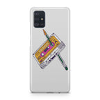 Cassete Tape Old Galaxy A51 / A71 Case
