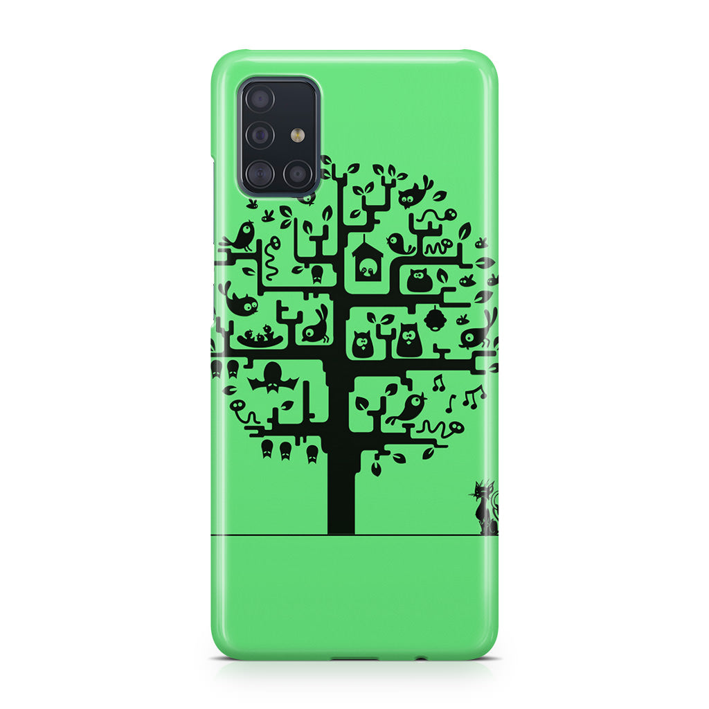 Cat Tree Galaxy A51 / A71 Case