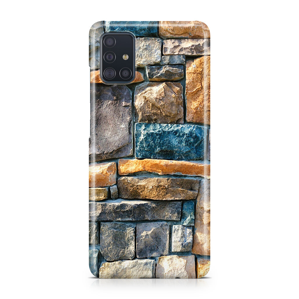 Colored Stone Piles Galaxy A51 / A71 Case