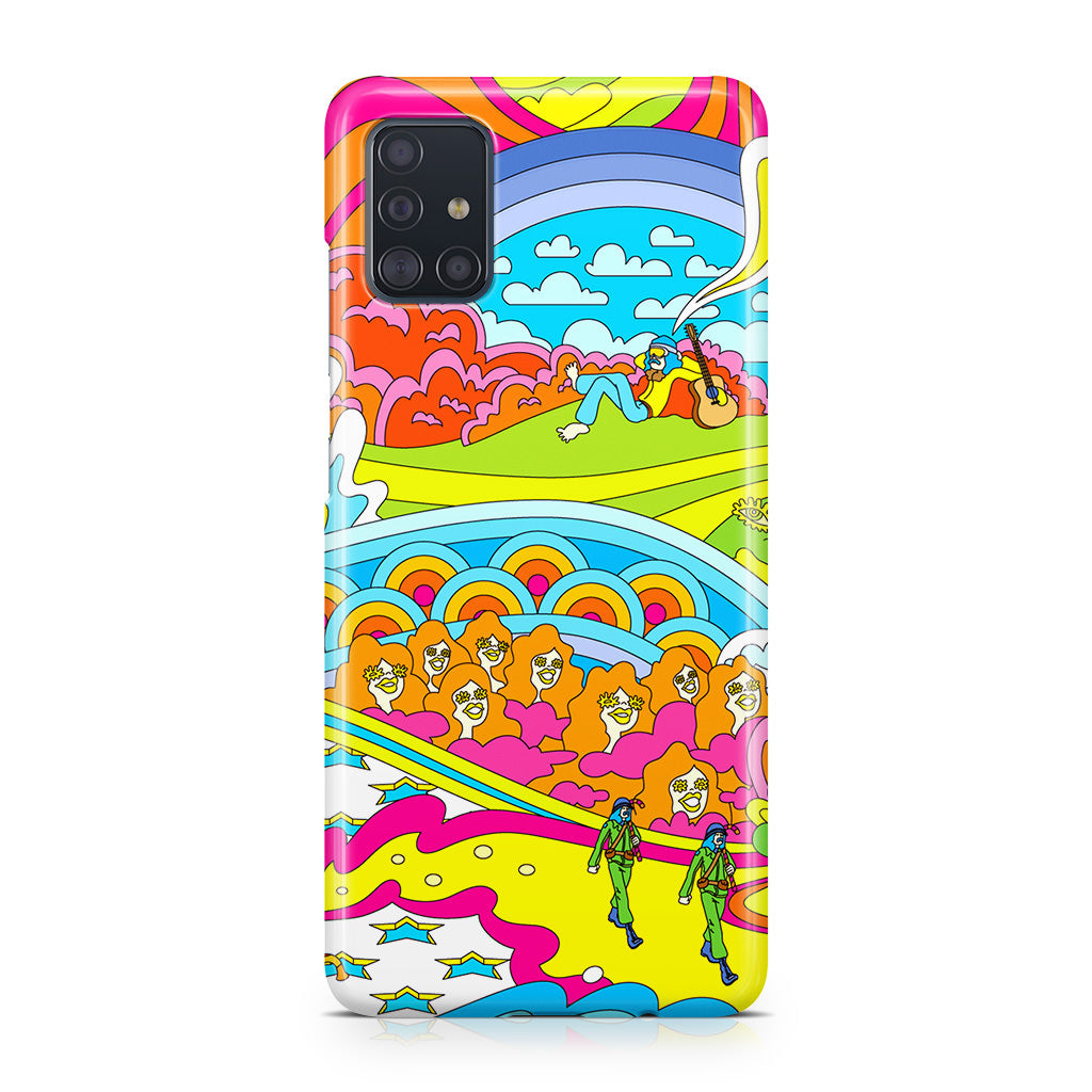 Colorful Doodle Galaxy A51 / A71 Case