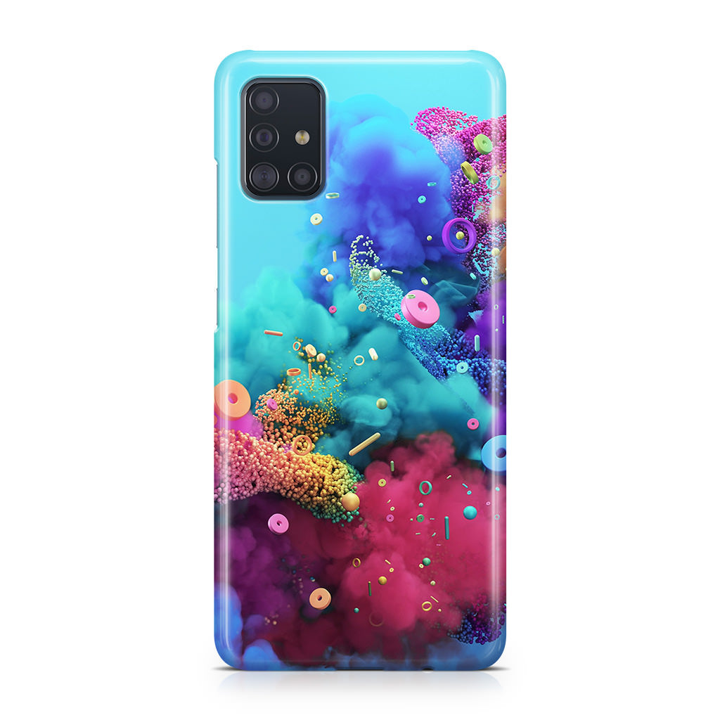 Colorful Smoke Boom Galaxy A51 / A71 Case