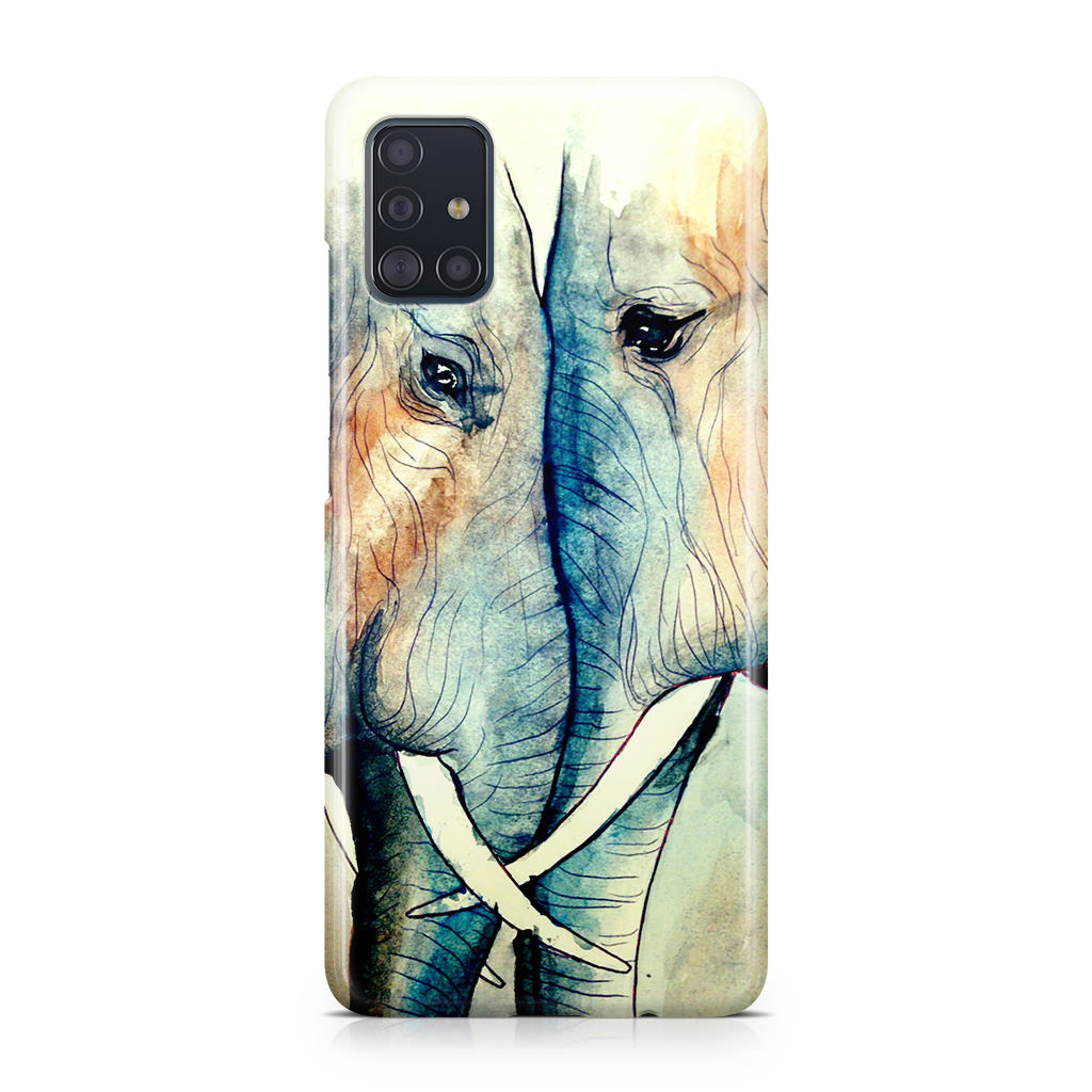 Elephants Sadness Galaxy A51 / A71 Case