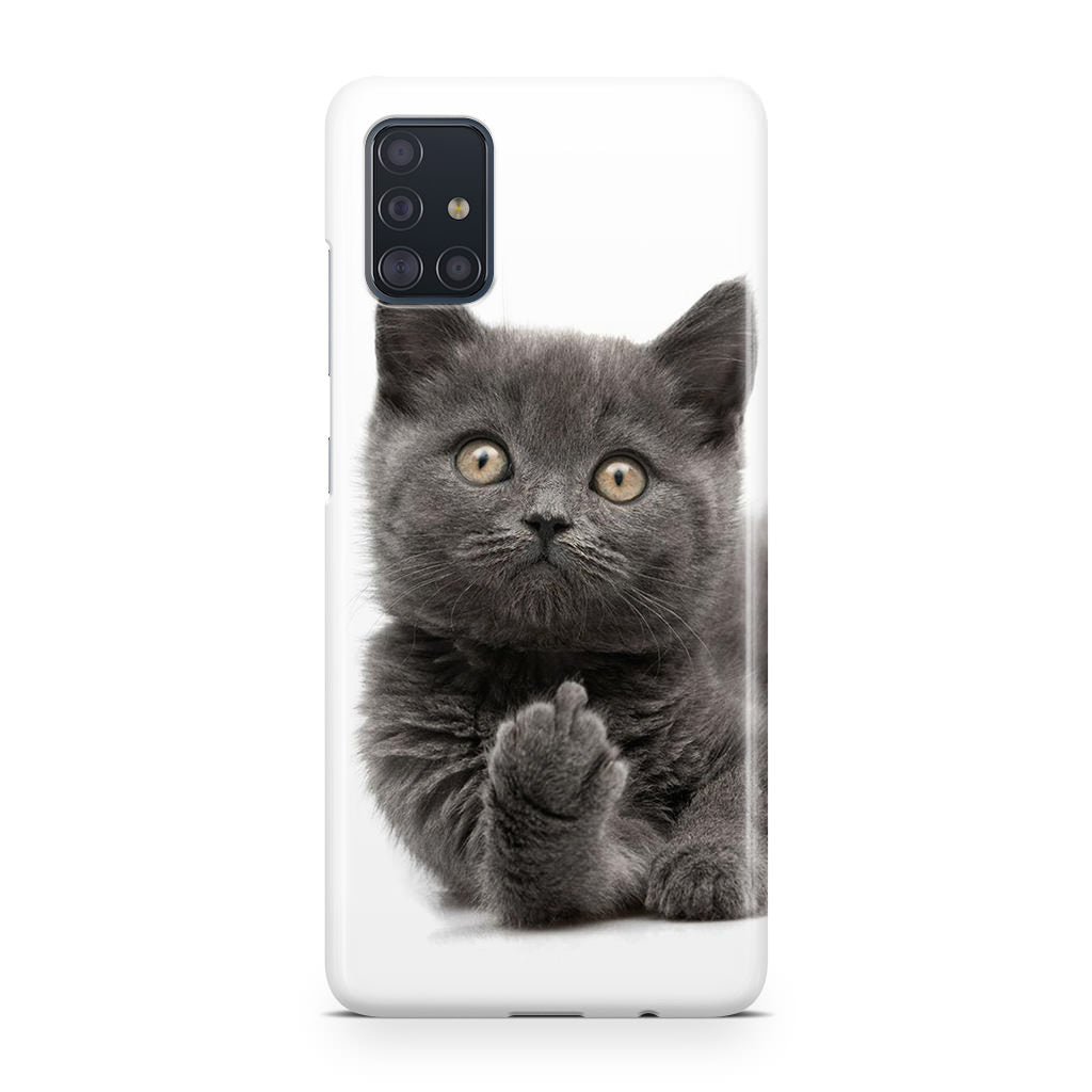 Finger British Shorthair Cat Galaxy A51 / A71 Case