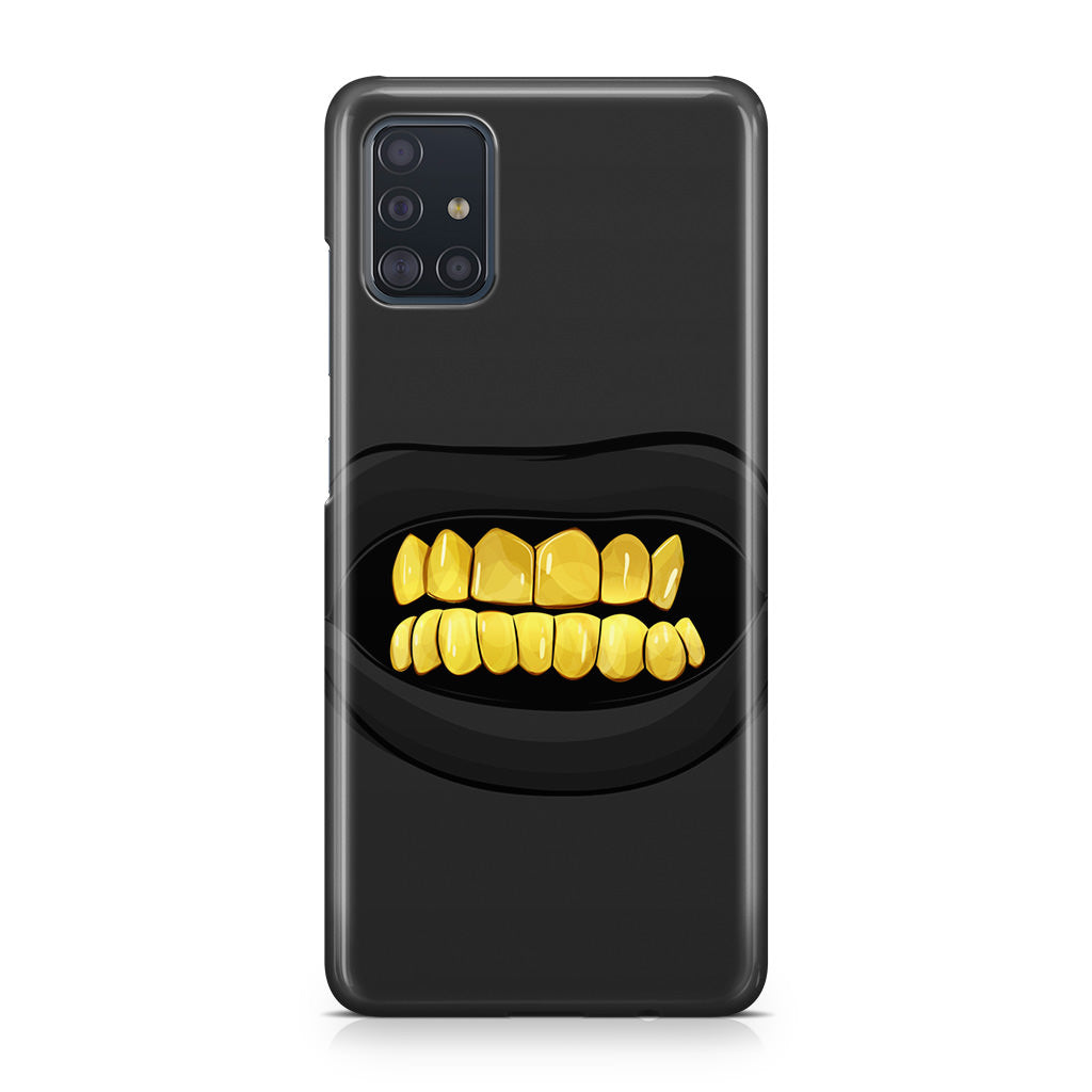 Gold Grillz Galaxy A51 / A71 Case