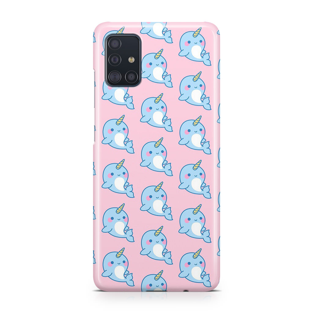 Horned Whales Pattern Galaxy A51 / A71 Case