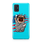 Independence Day Pug Galaxy A51 / A71 Case