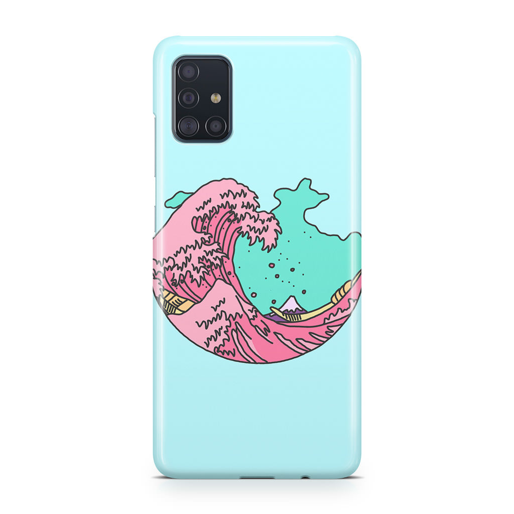 Japanese Pastel Wave Galaxy A51 / A71 Case