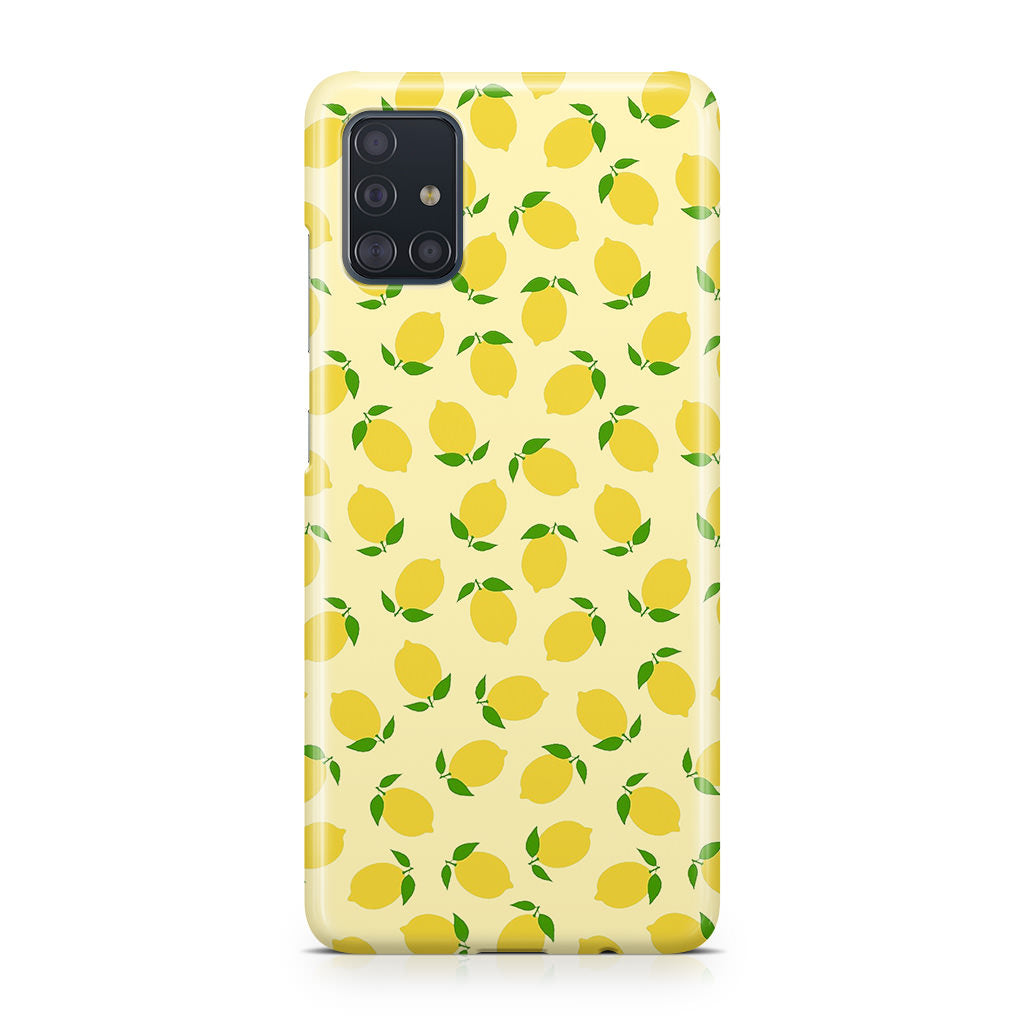 Lemons Fruit Pattern Galaxy A51 / A71 Case