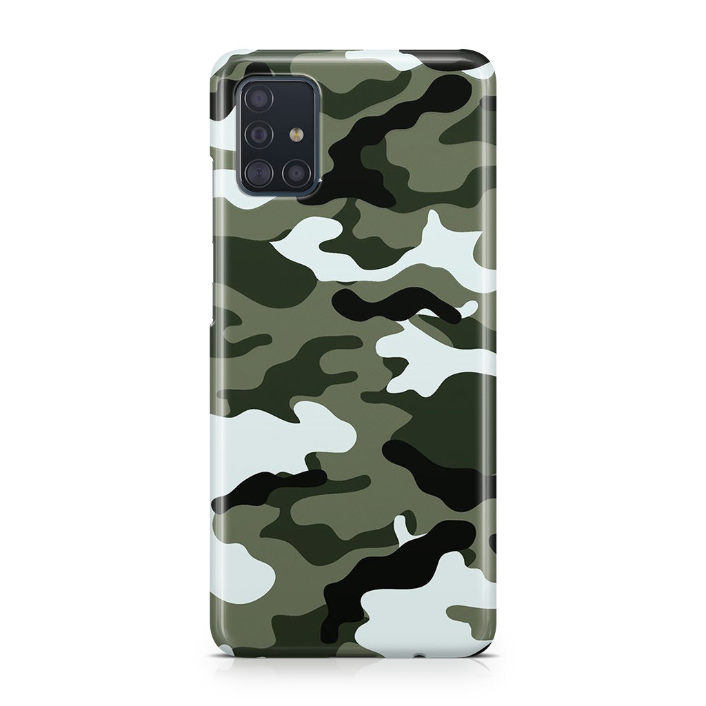 Military Green Camo Galaxy A51 / A71 Case