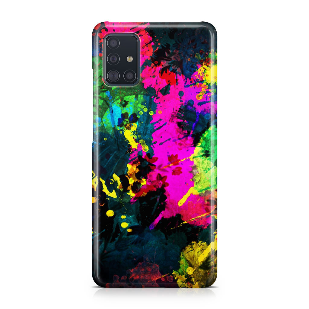 Mixture Colorful Paint Galaxy A51 / A71 Case