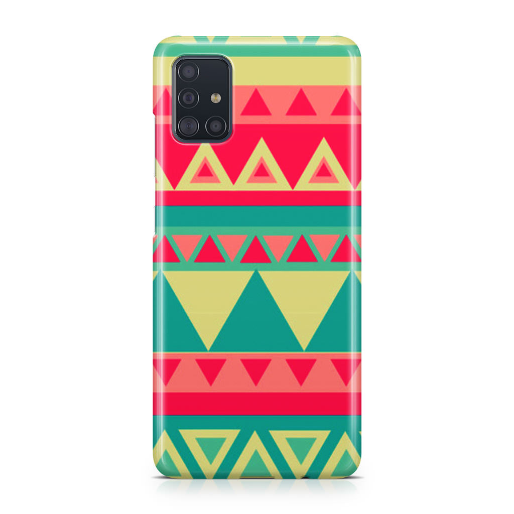 Old Aztec Pattern Galaxy A51 / A71 Case