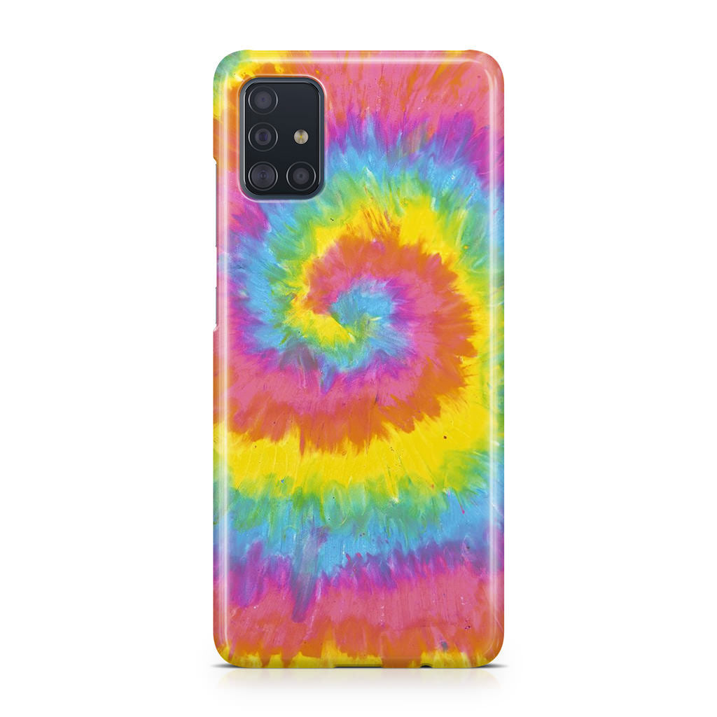 Pastel Rainbow Tie Dye Galaxy A51 / A71 Case