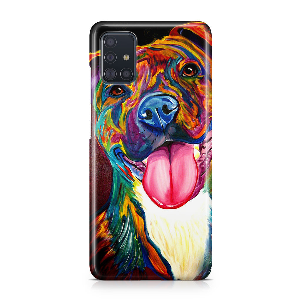 Pitbull Painting Art Galaxy A51 / A71 Case