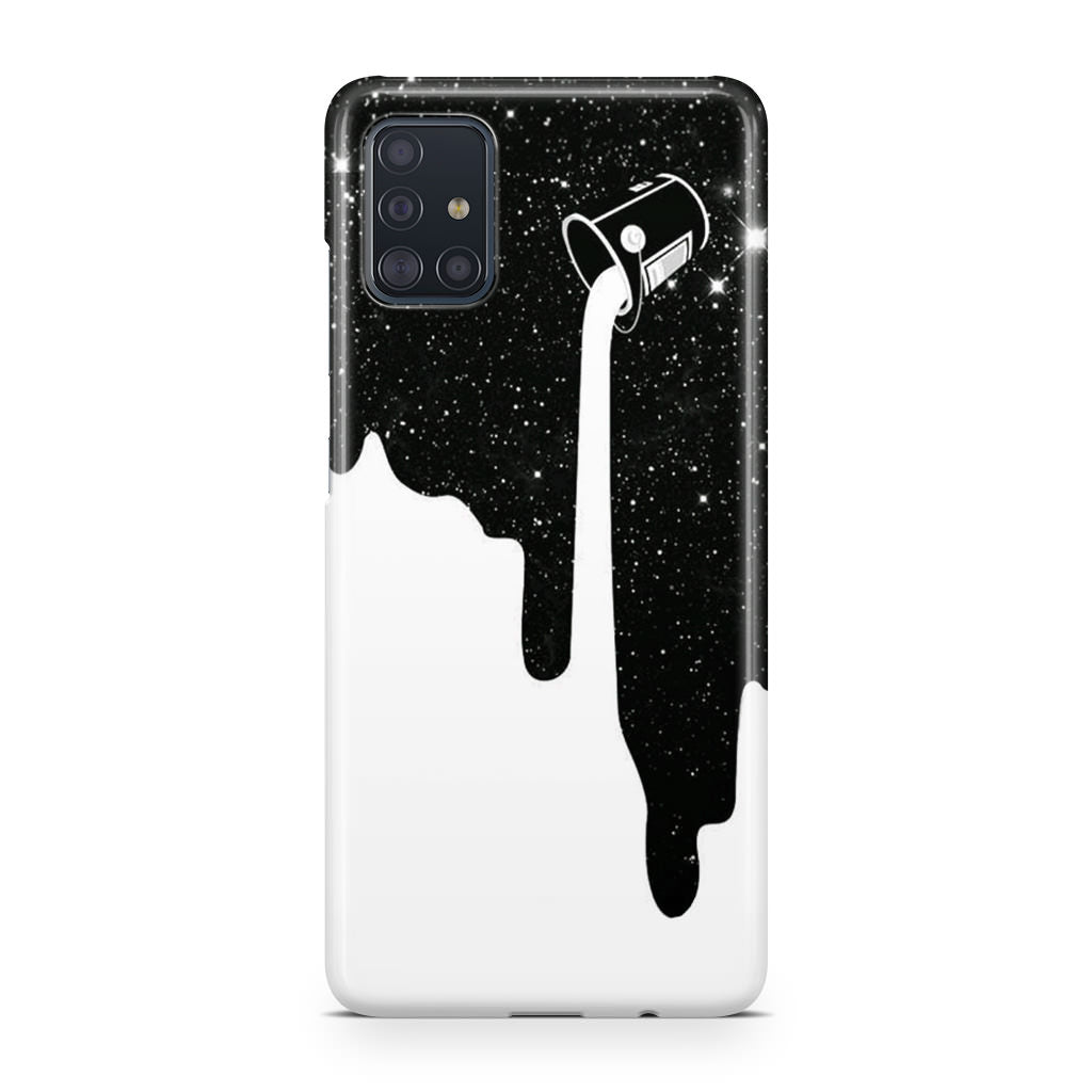 Pouring Milk Into Galaxy Galaxy A51 / A71 Case