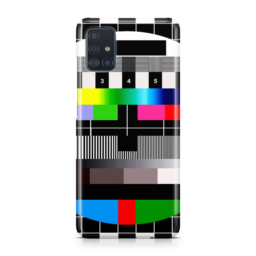 Scheme Pause TV Colorful Mesh Galaxy A51 / A71 Case