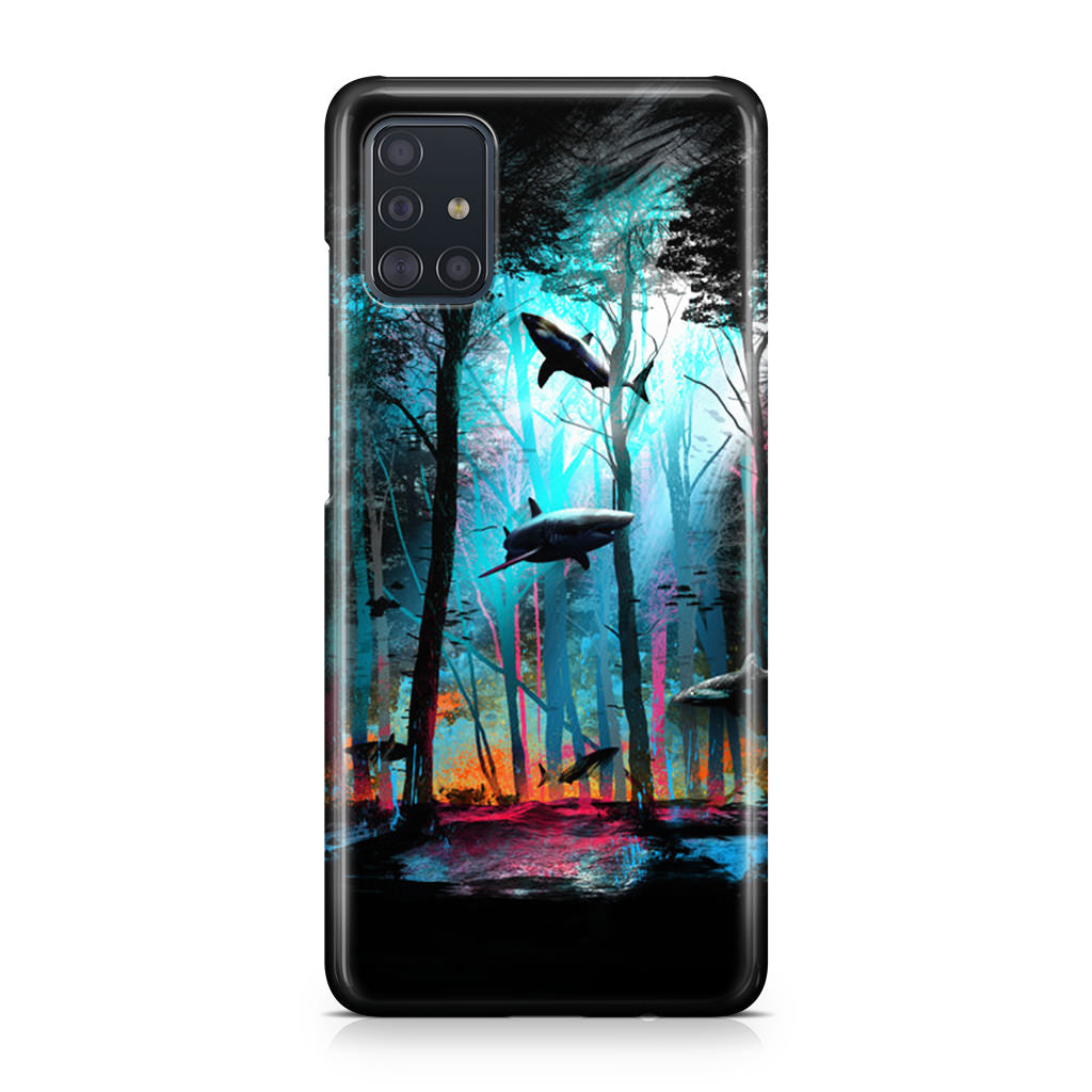 Shark Forest Galaxy A51 / A71 Case