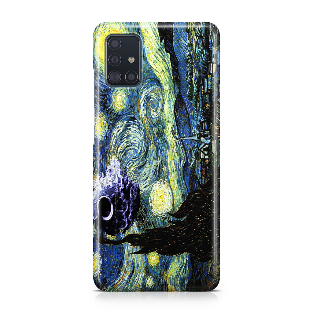 Skellington on a Starry Night Galaxy A51 / A71 Case