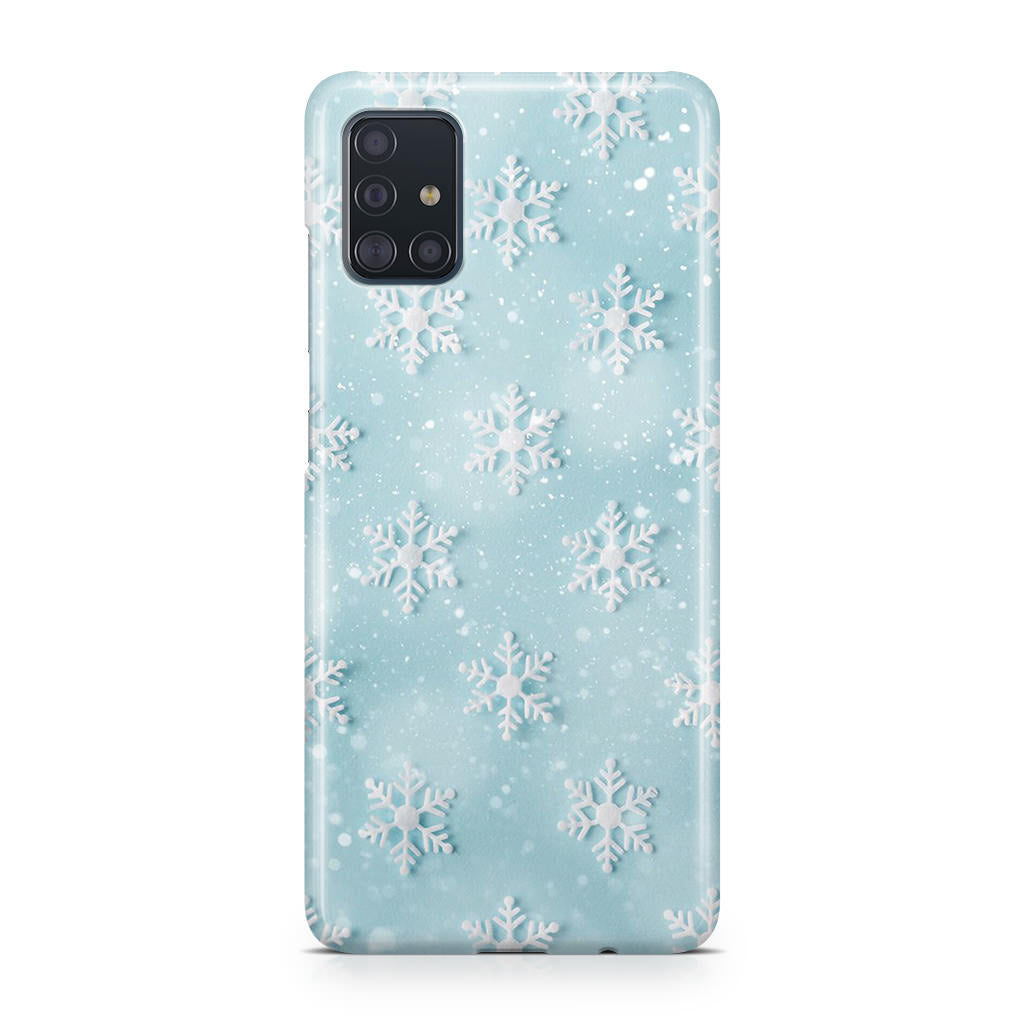 Snowflakes Pattern Galaxy A51 / A71 Case